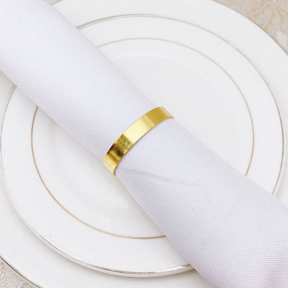 12 pieces gold metal napkin rings - elegant napkin ring - Christmas napkin rings - boho round gold napkin ring for weddings - party dinner - anniversary table decoration - Image 4