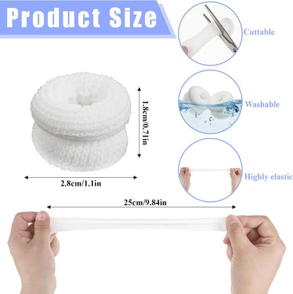 Finger condom - Finger buddy - Long finger bandage - Finger protectors - Engraved anti-cut finger pads - cut finger pads - Finger protection for injuries - Can be used in the kitchen, at work - 30 Pieces - white - Image 4