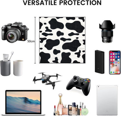 Self-Adhesive Protective Wrap for Camera Lens - Protective Wrap Anti-Scratch Dustproof Lens Wrap Cloth - Anti-Scratch - Universal - Scratch-Resistant Lens Camera Wrap - For Technical Device Storage - 50 x 50 cm - 1 Piece - Image 3