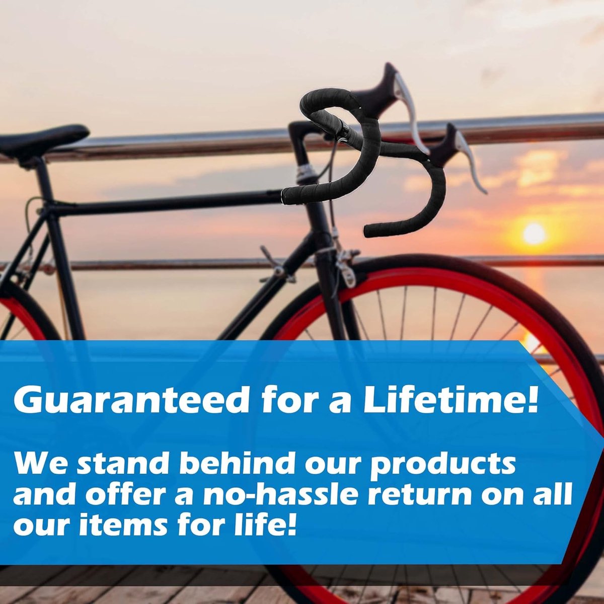Handlebar Tape - Professional Self-Adhesive Handlebar Tape - High Grip and Shock Absorption - Anti-Slip - Cycling, Gravel Bike, Road Bike - Stretch Material - Universal - Ideal for Motorcycle / Bicycle / Scooter / Everyday Cyclists / Cycling Enthusiasts - - Image 2