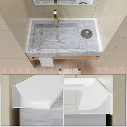 Water Threshold 200cm White - Shower Thresholds - Self-Adhesive Shower Water Barrier - Compact - Sanitary Water Stopper - Shower Threshold - Water Stopper - Shower - Bath - Leakage - Water Barrier - Mold - Sanitary - Anti-Water Strip - Foldable Shower Wat - Image 3