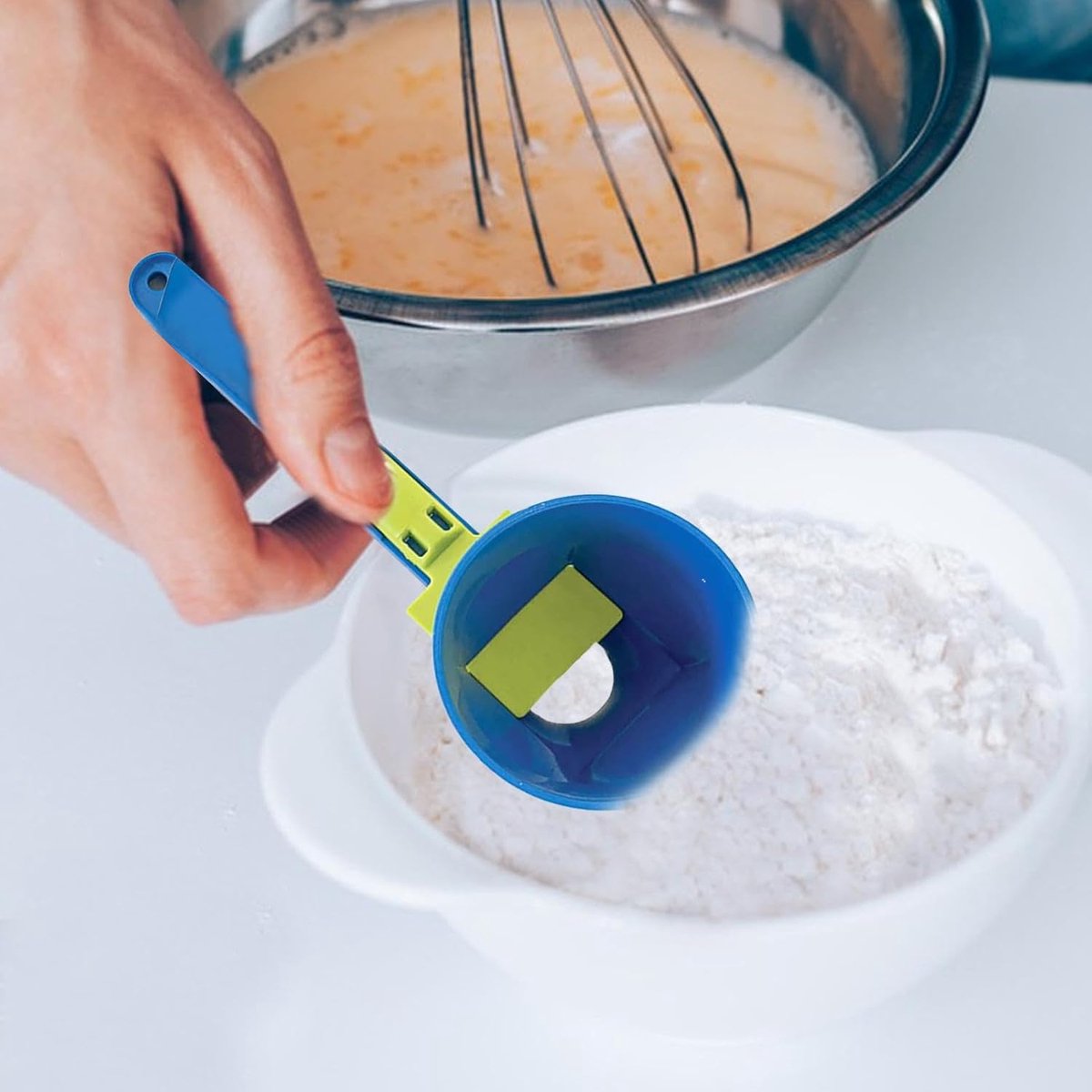 Measuring Spoon - Measuring Spoons - Measuring Spoons - Coffee Measuring Spoon - Coffee- Measuring Spoon - Coffee Scoop - Plastic - Blue - For Precise Weighing and Measuring - Image 4