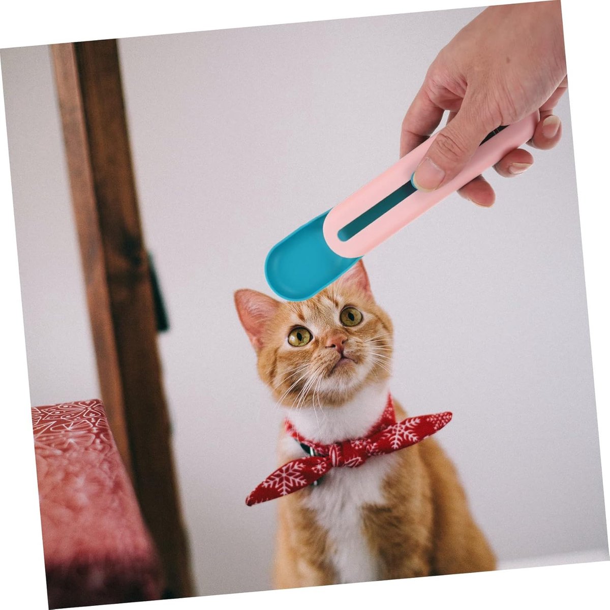 Cat Treats Spoon - 2 Pieces - Cat Food Bowl - Cat Food Bowl - Feeding Spoon - Cat Bar Spoon - Cat Treats Spoon - Snack Spoon for Pets - Feeder Dispenser - Cat Treats Spoon - Cat Food - Adjustable - For Squeezing Out Puree and Snacks - Image 4