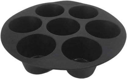 Muffin Pans - Professional High Quality Airfryer Baking Tray - Non-Stick Coating - Cupcake Tray - Muffin Baking Pans - Silicone Baking Mold - Silicone Cupcake Baking Pan - For Muffins, Cupcakes, Mini Quiches - 17.5cm - Black - Image 5