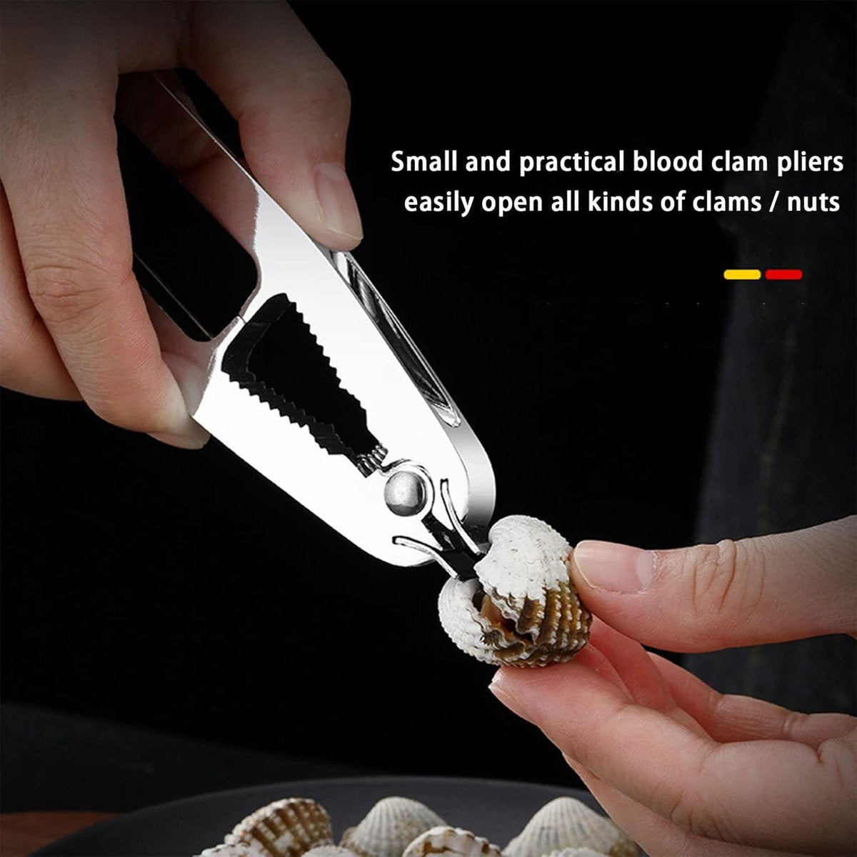 Nutcracker - Professional nutcrackers - Multifunctional Christmas Nutcracker - Portable Walnut Cracker - High-quality Walnut Cracker - Blood Shell - Clam Opener Walnut Clip - Tongs Blood Shell Clip - kitchen utensil - tool - Stainless Steel - Image 2