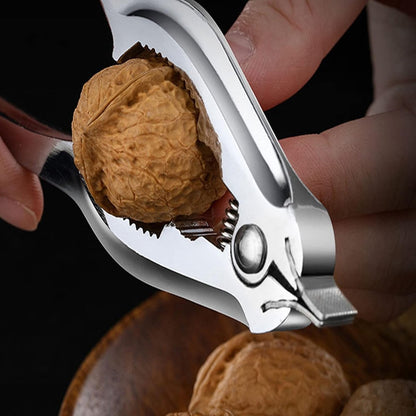 Nutcracker - Professional nutcrackers - Multifunctional Christmas Nutcracker - Portable Walnut Cracker - High-quality Walnut Cracker - Blood Shell - Clam Opener Walnut Clip - Tongs Blood Shell Clip - kitchen utensil - tool - Stainless Steel - Image 4