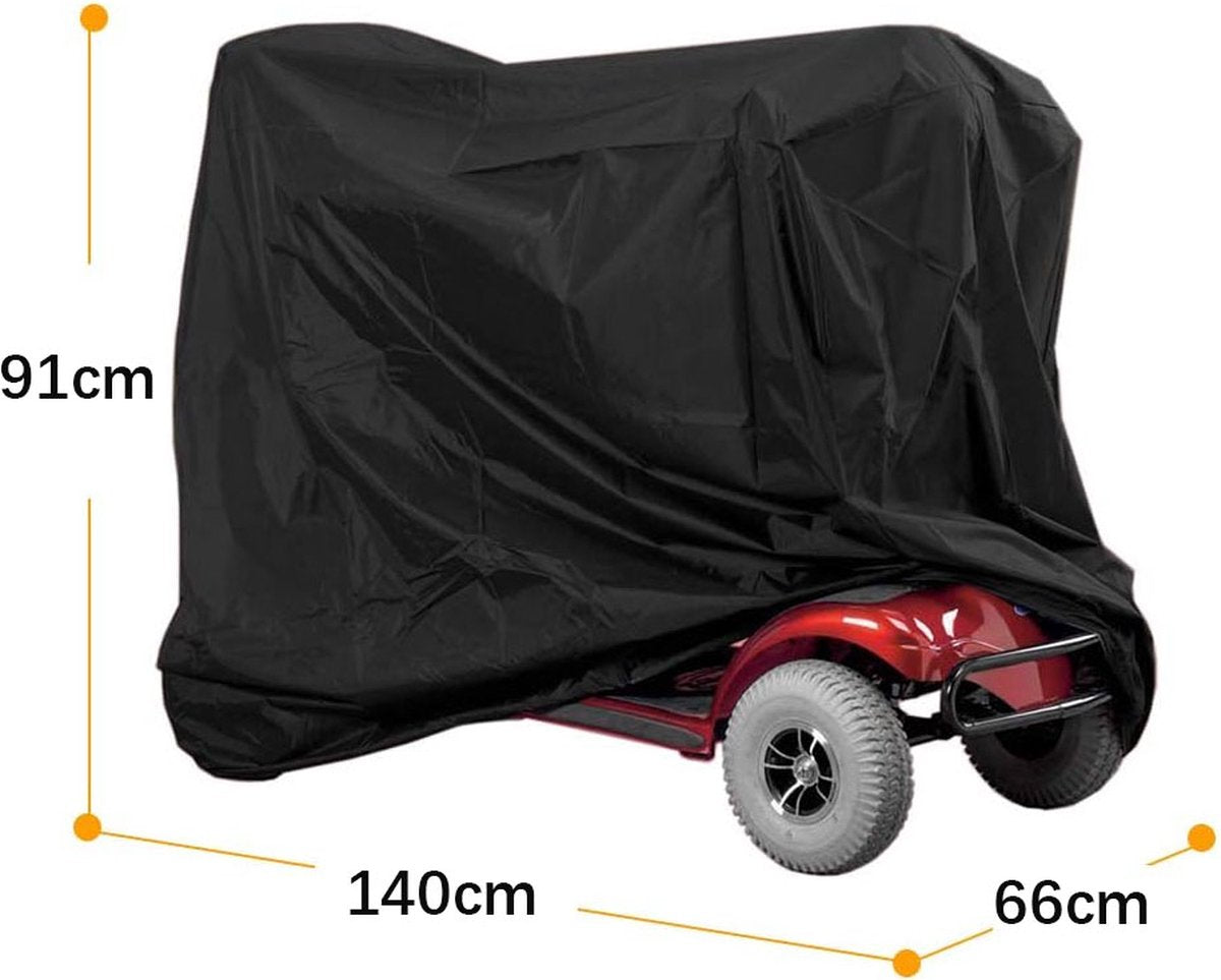 Mobility Scooter Protective Cover - Cover for Mobility Scooter - Mobility Scooter Cover - With Storage Bag - 140 x 66 x 91 cm - Protective Cover - Rain Cover - Cover - For Mobility - Scooter - Waterproof - Protects Against Dust - Dirt - Snow - Sunlight -  - Image 4