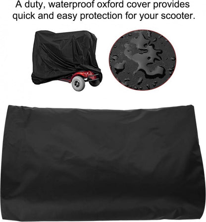 Mobility Scooter Protective Cover - Cover for Mobility Scooter - Mobility Scooter Cover - With Storage Bag - 140 x 66 x 91 cm - Protective Cover - Rain Cover - Cover - For Mobility - Scooter - Waterproof - Protects Against Dust - Dirt - Snow - Sunlight -  - Image 5
