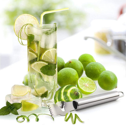 Citrus Grater - Multifunctional Lemon Peeler - Portable Grater - Lemon Zester - Citrus Fruit Grater - Orange Grater - Fruit Grater - Peeler - Lemon Zester - For /Apple Orange Citrus Lemon Potato Peeler - Stainless Steel - Image 3
