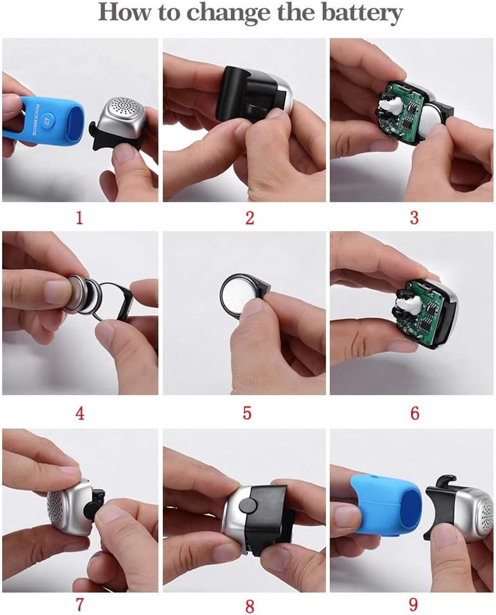 Bicycle Bell - Professional Electronic Bicycle Bell - Waterproof Electronic Bicycle Horn - Loud Bicycle Bell - Simple Mounting - Silicone - Universal - Ideal for Bicycle / Scooter / Everyday Cyclists / Cycling Enthusiasts - Image 4