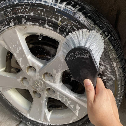 Tire Brush - Tire Brush - Polishing Tires - For Car/Scooter/Motorcycle Tires - Exterior Wheel Brush Tire Cleaner - Remove Contaminants From Your Tires - Black - 1 Piece - Image 3