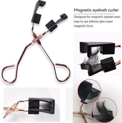 Magnetic False Eyelashes - False Eyelashes - With Clip - Reusable Magnetic Eyelash Set - False Eyelashes - Eye Makeup Lashes - 3D Magnetic Eyelashes - Long-lasting/Reusable - Magnetic Eyelashes - Natural Look - No Glue - Eyelash Extensions - Image 4