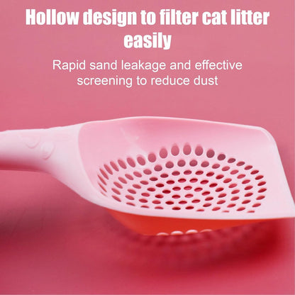 Cat Litter Scoop - Poop Scoop - 25.5 cm - cat litter scoop cleaning tool - cat litter scoop - small cat litter scooter - Poop scoop - for pets, cats, kittens, dogs - pink - Image 4