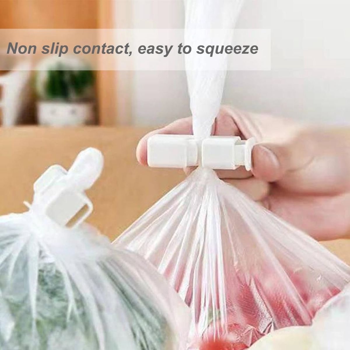 Bag Sealer - 12 Pieces - Freshness Clips - Sealing Clamps - Sealing Clips - Bag Sealer – Bag Clamps - Bag Sealer - Sealing Clips - Clips - Clamps - Bag Clamp - Kitchen Sealing Clips - Freshness Clips - 4 Colors - Image 3