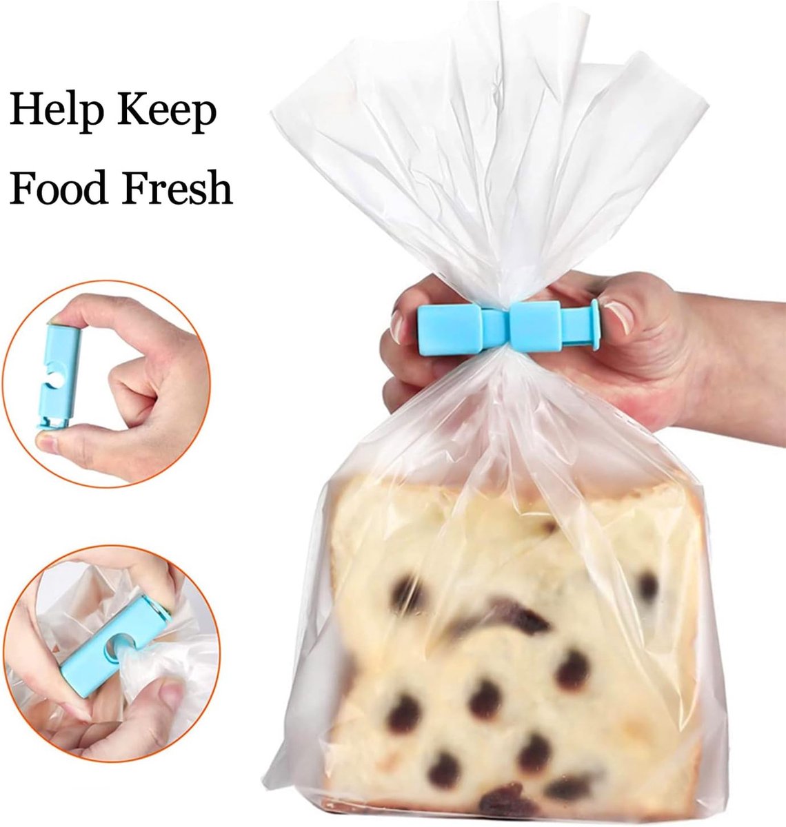 Bag Sealer - 12 Pieces - Freshness Clips - Sealing Clamps - Sealing Clips - Bag Sealer – Bag Clamps - Bag Sealer - Sealing Clips - Clips - Clamps - Bag Clamp - Kitchen Sealing Clips - Freshness Clips - 4 Colors - Image 5