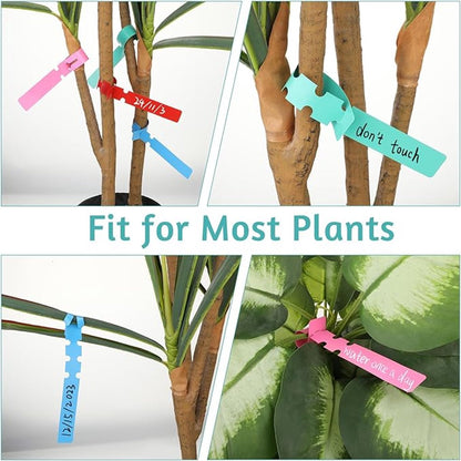 120 Plant Labels - Plastic Tree Labels - 21 x 2 cm - Plant Labels - Garden - Hanging Plant Labels - Five Colors - Suitable for Flower Gardens - Vegetable Gardens - Herb Gardens - Image 4
