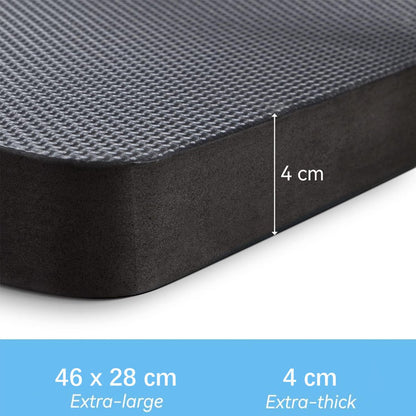 Garden Knee Pad - Extra Thick - Kneeling Mat - Knee Protector - Knee Cushion - Work Cushion - Knee Protection - Construction Protection - Garden Protection - Garden Aid - Garage - Yoga - 46x28x3.8 Cm - Black - Image 5
