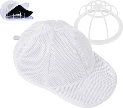 Cap Washer - Cap Washer With Holder And Mesh Bags - Cap Holder - Cap Washing - With Zipper - Cap Washer - Cap Cleaner - Ladies & Gentlemen's Caps - Baseball Cap - Cap - Cap - Cap Washing Holder - Keep Your Cap Clean And In Shape - For Every Cap