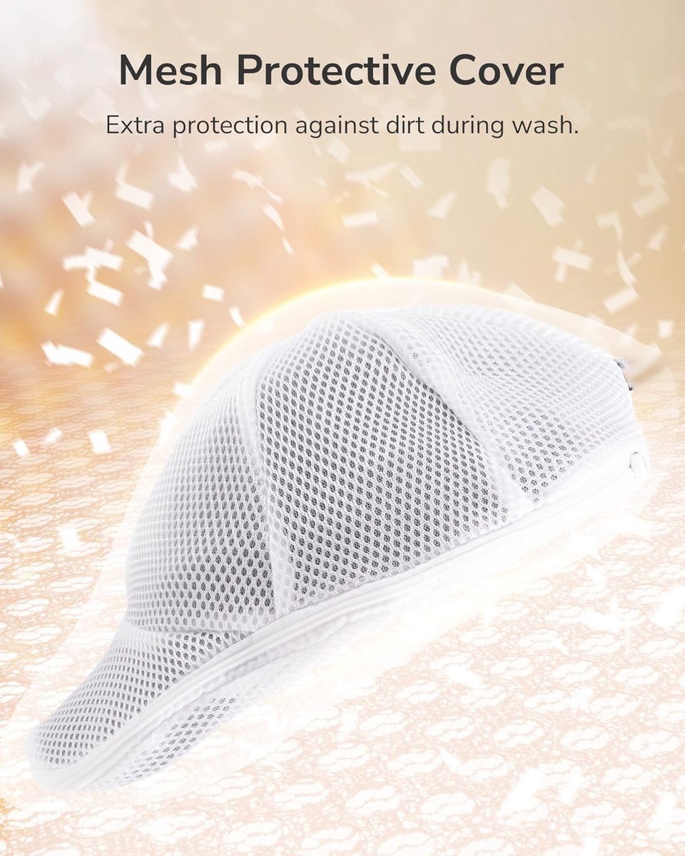 Cap Washer - Cap Washer With Holder And Mesh Bags - Cap Holder - Cap Washing - With Zipper - Cap Washer - Cap Cleaner - Ladies & Gentlemen's Caps - Baseball Cap - Cap - Cap - Cap Washing Holder - Keep Your Cap Clean And In Shape - For Every Cap - Image 5