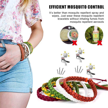 Anti-Mosquito Bracelet - 12 Pieces - Anti-Mosquito Bracelet - Insect-Repellent Wristband - Anti-Mosquito Stickers - Anti-Mosquito - Mosquito Protection - Anti-Mosquito - Mosquito Repellent - Suitable For Children Adults Camping Fishing Trip - Image 3