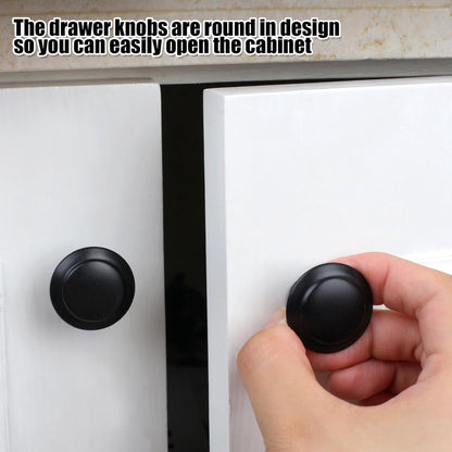 Handles - 18 Pieces - Cabinet Handles - Furniture Handles - Kitchen Handle - Antique Knobs - 30MM - Cabinet Handles - Kitchen Cabinet Handles - Furniture Handle - Kitchen Handle - Door Handle - Drawer Handle - Incl. Screws - Stainless Steel - Black - Mode - Image 4