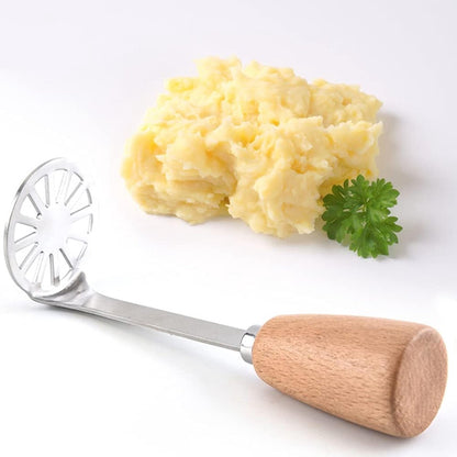 Potato Masher - Professional Non-stick Potato Masher - High Quality Potato Ricer - Puree Holder - Potato Masher - Masher - Kitchen Aid - for Avocado / Potato - Stainless Steel - Image 4