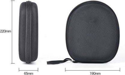 Headphone Case - Hard Protective Case - Headphone Case - Headphone Case - Headphone Cover - Protective Case - Carrying Case - On-Ear/Over-Ear - Waterproof - Shockproof - For Most Brands/Bluetooth/HiFi/Wired Headphones/Gaming Headset - Black - Image 5