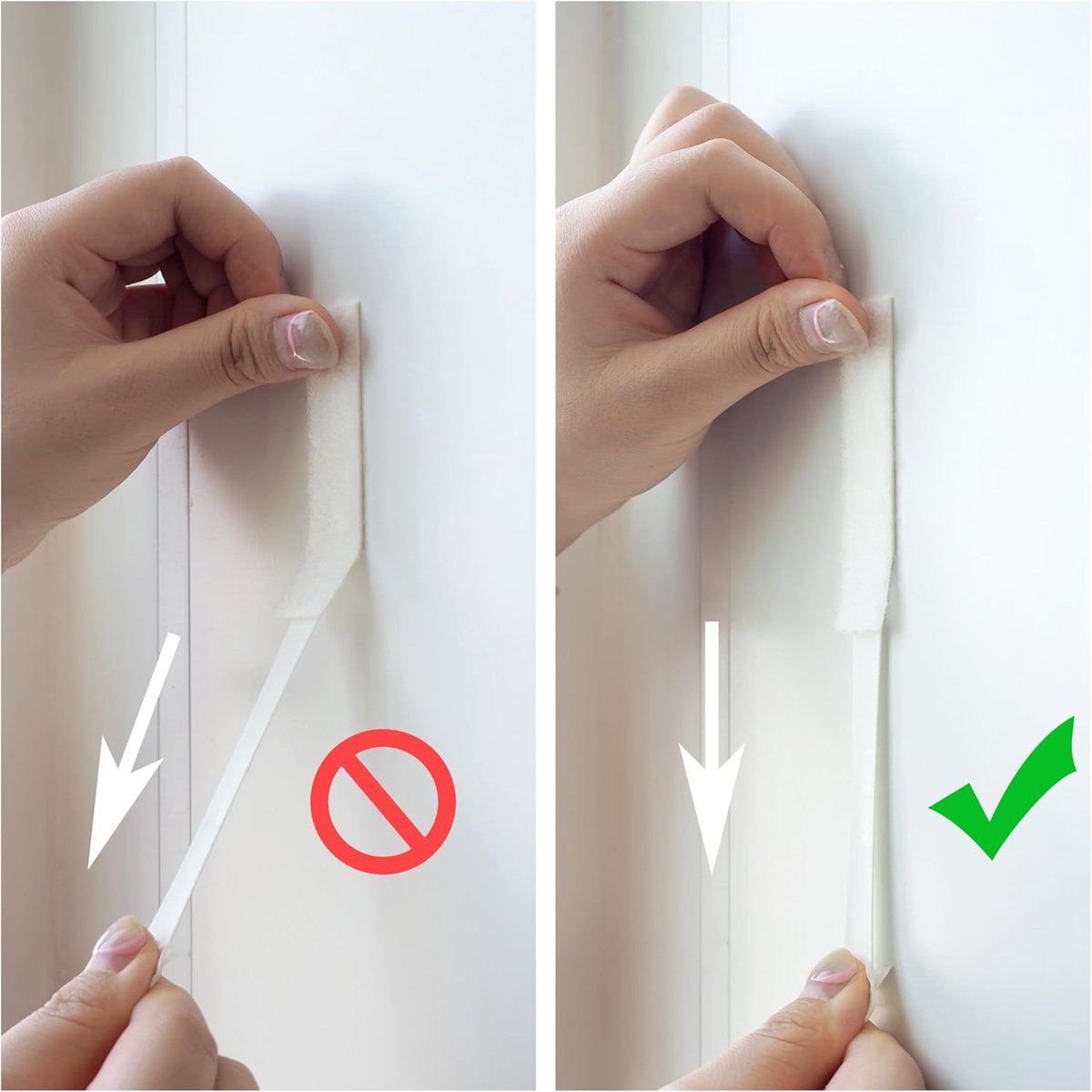 Strong Self-Adhesive Double-Sided Velcro - 24-Pair - Self-Adhesive Hook - Photo Frame - Photo Frame Hooks - Self-Adhesive Velcro - Hanging Hook - Wall Mount - Wall Hooks - Picture Hooks - Self-Adhesive Strips for Frame Hanging on the Wall - Image 2