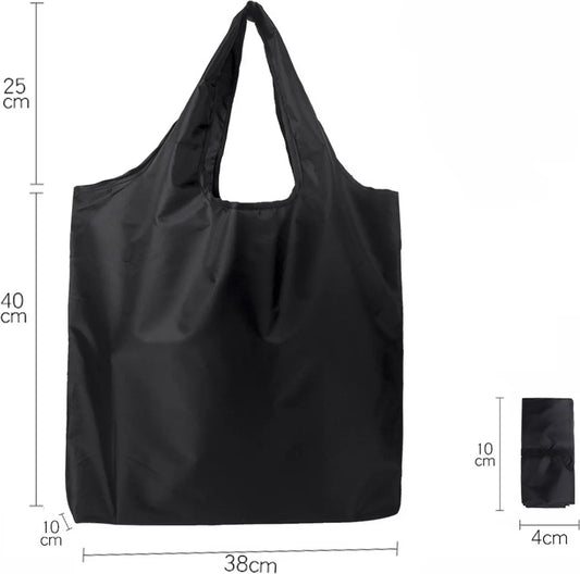 Foldable Shopping Bag - 3 Pieces - 30L - Reusable - Wide - Handbag - Crossbody Bags - Large Capacity - Shoulder Bag - Shopper - Women's Bag - Work Bag - Crossbody Bag - Extra Large Handbag - Machine Washable - Durable - Image 2