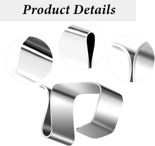 Cable Clips - 100 Pieces - Cable Holder - Halloween - Christmas - Nail Clip - Cable Tie - Clips - Cable Channel - Ties - Cable Lock - Cable Channels - Roof Hooks - Cable Clamp - Strong Clamping Force - 20 x 14 mm - Very Suitable for Party / Halloween / Ch - Image 5
