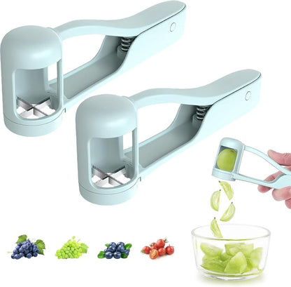 Grape Slicer - Fruit Slicer - Slicer - Vegetable Slicer - Tomato Slicer - Grape Slicer - Kitchen Tool - Salad Slicer - Cherry Tomato Slicer - For Round Vegetables, Salad And Fruit - Ideal For Tomatoes / Grapes / Cherries / Strawberries - For Toddlers