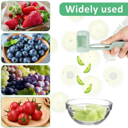 Grape Slicer - Fruit Slicer - Slicer - Vegetable Slicer - Tomato Slicer - Grape Slicer - Kitchen Tool - Salad Slicer - Cherry Tomato Slicer - For Round Vegetables, Salad And Fruit - Ideal For Tomatoes / Grapes / Cherries / Strawberries - For Toddlers - Image 4