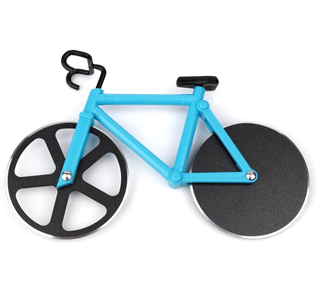 Pizza Cutter - Professional High Quality Bicycle Pizza Cutter - Creative Multifunctional Bicycle Pizza Knife - Pizza Bike - Pizza Knife - Pizza Accessories - With Non-Stick Coating - Party Pizza Cutter - Practical and Beautiful Decoration - Great Gift Ide - Image 4