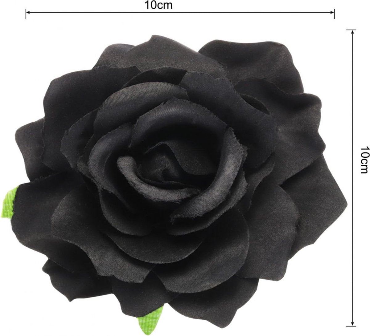 Luxury Hair Clips - 4 Premium Hair Clips - Flower Hair Clip - Women's Hairpins - Large Hair Clips - Hair Claw - Hair Clip - Hair Clip - Retro - Elegance - Add Charm - For Women - Gift for Woman - Black - Image 2