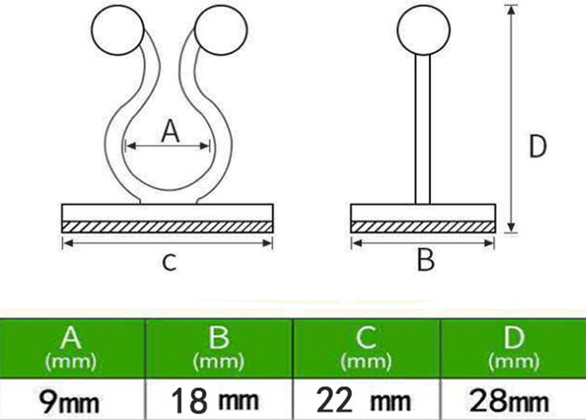 Plant Clips - Plant Clips - Climbing Plant Guide - Tie Up - Plant Support - Garden Clips - Cable Organizer - Wall-Mounted Plant Clips - For Indoor Use - Wall Mounting - Multi-purpose - Reusable - Self-Adhesive - Green/White - Image 5
