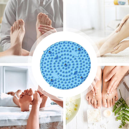 Acupressure Mat - Massage Mat - Stimulates Blood Circulation - Acupressure Improves Blood Circulation - Foot Massage Mat - Foot Relief Massage Mat - Reflexology Mat - Portable Acupoint Mat for Feet - Blue - Image 4