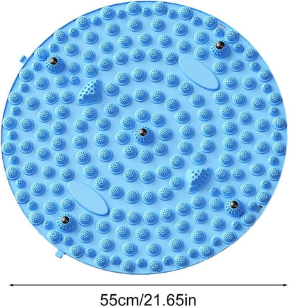 Acupressure Mat - Massage Mat - Stimulates Blood Circulation - Acupressure Improves Blood Circulation - Foot Massage Mat - Foot Relief Massage Mat - Reflexology Mat - Portable Acupoint Mat for Feet - Blue - Image 5