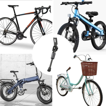 16 Inch - Bicycle Stand for Children's Bikes - MTB Kickstand - Single Bicycle Stand - Bicycle Accessories for Children - Bicycle Stand - Side Stand for Bicycles - Bicycle, E-Bike, City Bike & Mountain Bike - Black - Easy to Install - Image 5