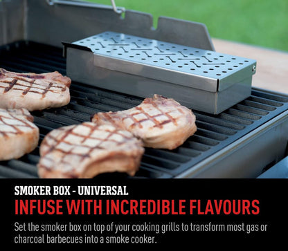 Smoker box - Smoker box - Smoker boxes - Smoker container - Smoker box - Smoke - Barbecue - BBQ - Barbecue accessories - Add Unique Smoke Flavors with Applewood, Oak, Cherry, Hickory, and Mesquite - Image 5