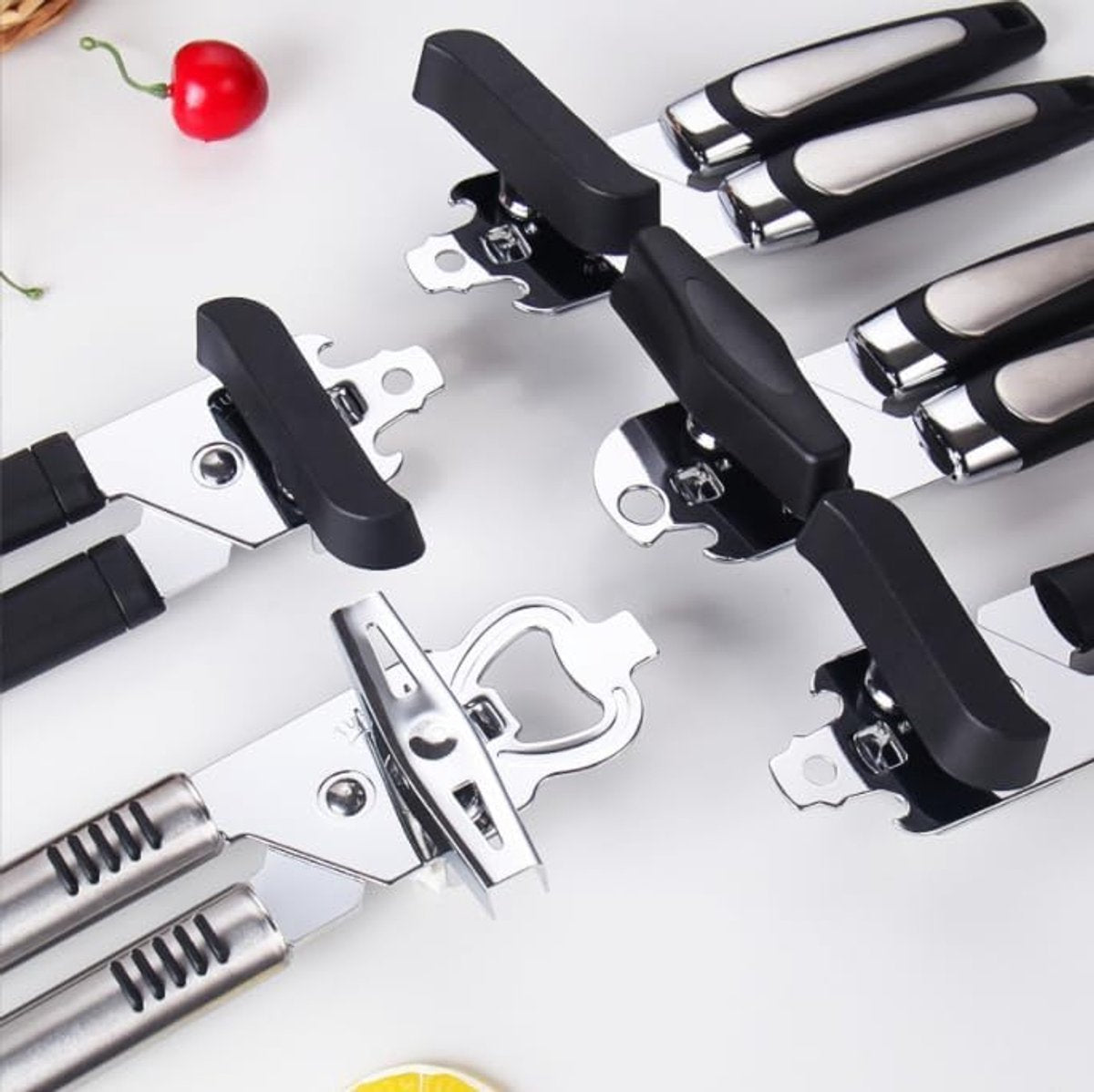 Can Opener - Professional Can Opener - Portable Bottle Opener - Multifunctional Opener - Easy to Open - Safe Opening Can Opener - Safe Cut for Beer / Tin / Bottle - Especially Good for Seniors with Arthritis - Image 2