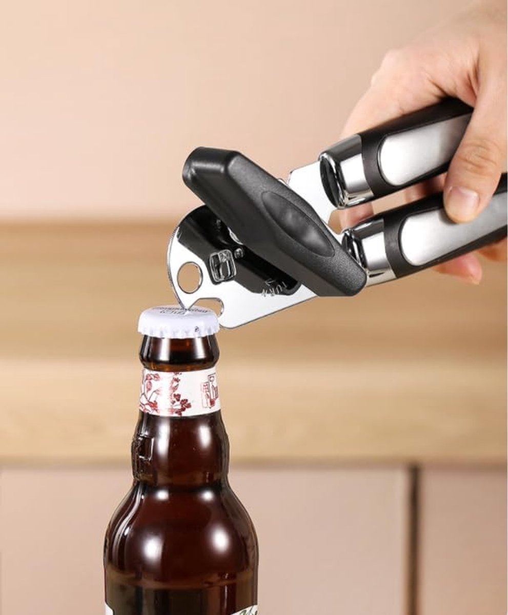 Can Opener - Professional Can Opener - Portable Bottle Opener - Multifunctional Opener - Easy to Open - Safe Opening Can Opener - Safe Cut for Beer / Tin / Bottle - Especially Good for Seniors with Arthritis - Image 3