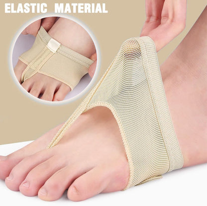 Forefoot Cushion - Heel Insoles - Anti-Slip Forefoot Insoles Heel Protection - Toe Protector Cushion - Anti-Slip Sock Pads - Fit All - Shock Absorbing - Set of 4 - Beige - Image 5