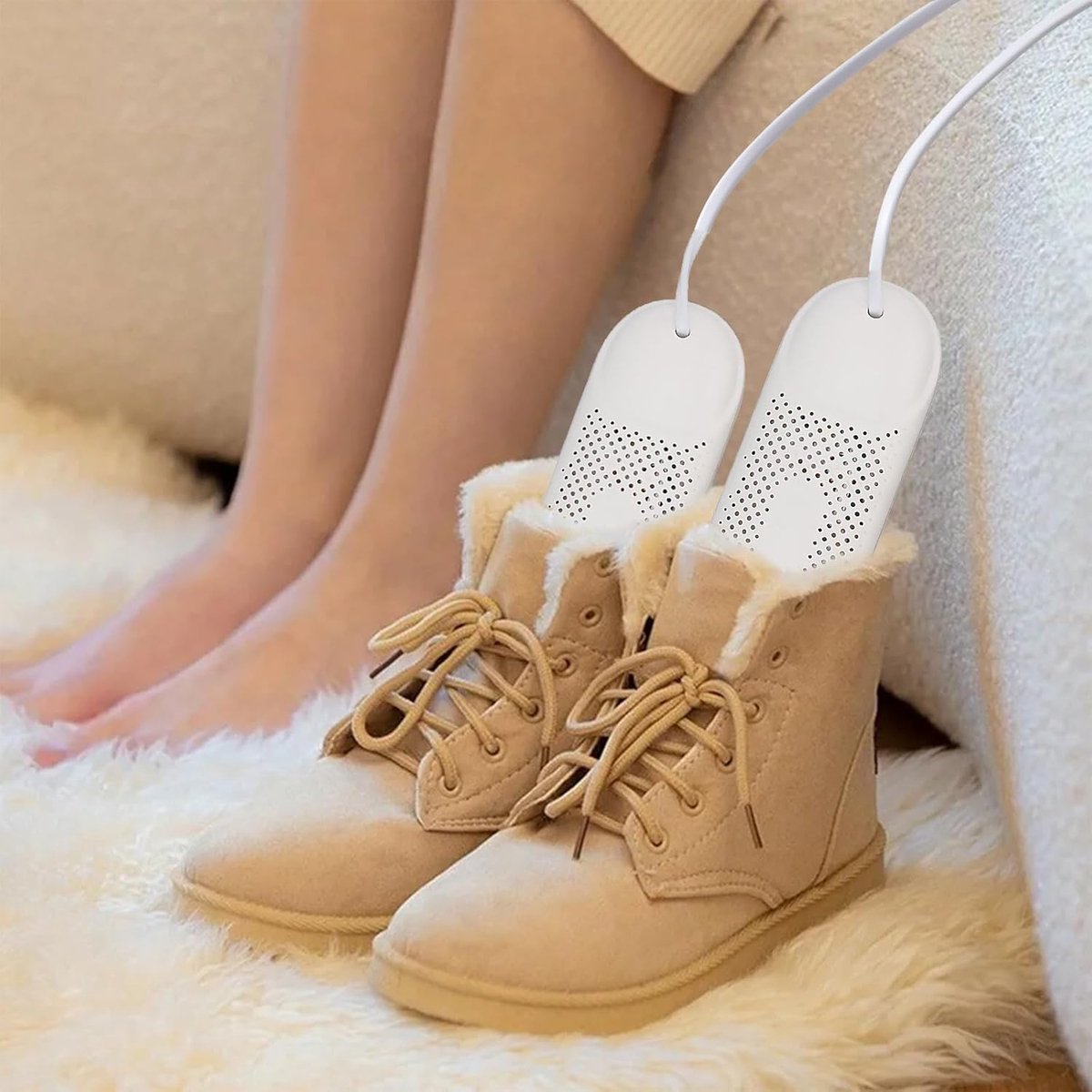 Shoe Dryer Size 36-44 - Shoe Freshener - Ozone & Drying Function - Shoe Dryer - Shoe Warmer - Electric Shoe Dryer - For Drying and Removing Odors - For Shoes, Gloves, Socks - Image 3
