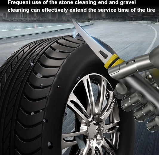 Ice Scraper - Ice Scraper For Car - Stone Tire Pick - Snow Blower - Ice Scraper With Handle - Window Scraper - Car Accessories - Scraper - For Defrosting, Removing Water And Removing Ice - 2 Pieces - Image 4