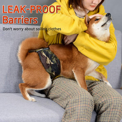 Dog Heat Pants - 3 Pieces - Dog Pants - Dog Diaper - Size L - Super Absorbent - Washable - Reusable - Prevents Unwanted Pregnancies in Female Dogs - Eco-Friendly - Perfect Fit - For Incontinence and Heat - Image 3