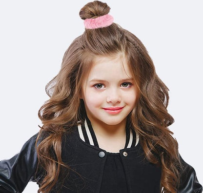 Scrunchie - 2 Pieces - Hair Accessories - Hair Twist - Hair Elastic - Crunchie - Hair Donut - Hair Elastic Hair Accessory - Satin Scrunchie - Hair Accessories Styling - Hair Bun Accessories - For Women And Children - Ladies And Girls - Pink - Image 2
