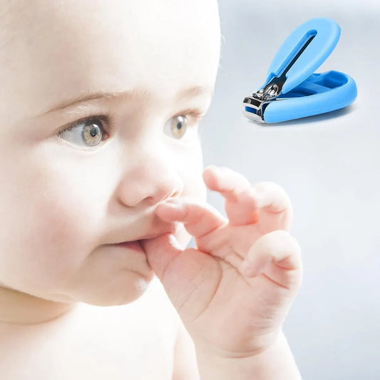 Nail Clipper - Nail Scissors - Toddler Nail Clipper - Child Nail Clipper - Baby Nail Scissors - Safety Scissors - Safe and Gentle - For Babies, Children, Adults - For Newborns, Baby, Toddler, Children - For All Ages - Blue - Image 2
