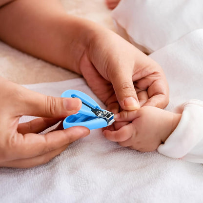 Nail Clipper - Nail Scissors - Toddler Nail Clipper - Child Nail Clipper - Baby Nail Scissors - Safety Scissors - Safe and Gentle - For Babies, Children, Adults - For Newborns, Baby, Toddler, Children - For All Ages - Blue - Image 4