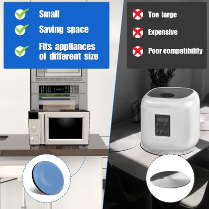 24 Piece Appliance Sliders - Furniture Protection - 19mm - Appliance Slider - Kitchen Appliance Sliders for Countertop Easy to Move and Space-Saving - Anti-Scratch - For Coffee Machines, Air Fryer, Pressure Cookers, Deep Fryer - Image 2