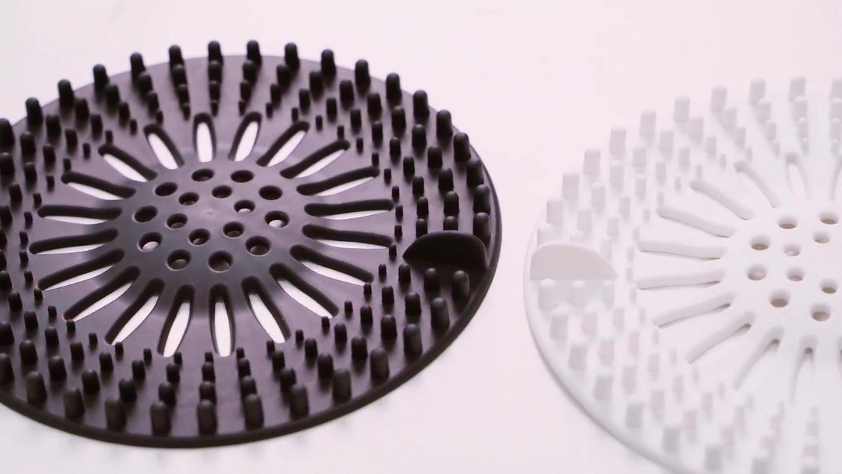Silicone Drain Stopper - Sink Strainer - Shower Drain - 5-piece - Sink Stopper - Drain Strainer - Drain - Sink Plug - Universal Hair Filter - Hair Catcher - Drain Stopper - Large Displacement Bathroom Deodorant Drain - For Kitchen/Bathroom - Image 2